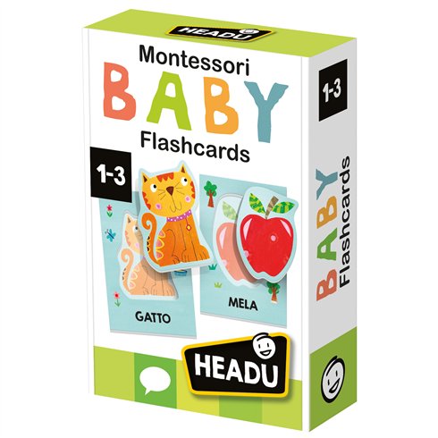 Headu 25 Baby Flashcards Montessori