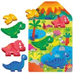 Headu 25 Montessori First Puzzle Dinosaurs