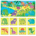 Headu 25 Puzzle 8+1 Dinosaurs
