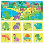 Headu 25 Puzzle 8+1 Dinosaurs