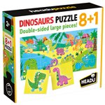 Headu 25 Puzzle 8+1 Dinosaurs