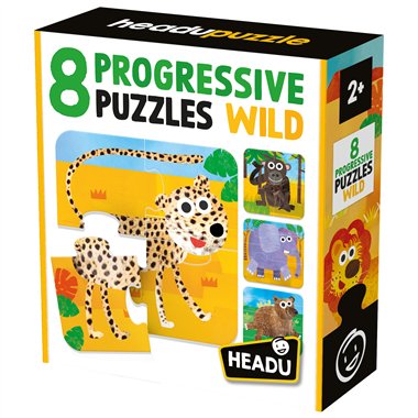 Headu 25 8 Progressive Puzzles Wild