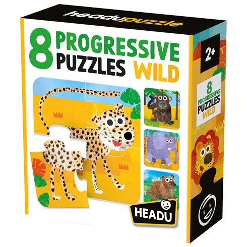 Headu 25 8 Progressive Puzzles Wild