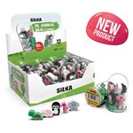 Gomme Silka TPR Kit Animali 12 Set. ART.1036