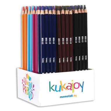 Pastelli Kukajoy School Pack 144 pz. 12 colori