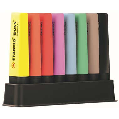 Evidenziatori Stabilo Boss Original  Desk  8 pz.