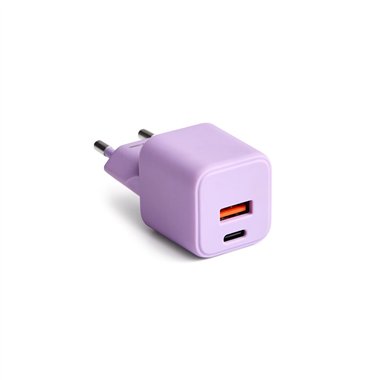 TF Caricatore Colorum USB-A USB-C 30W Lavanda