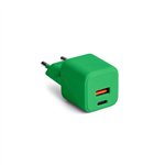 TF Caricatore Colorum USB-A USB-C 30W Verde