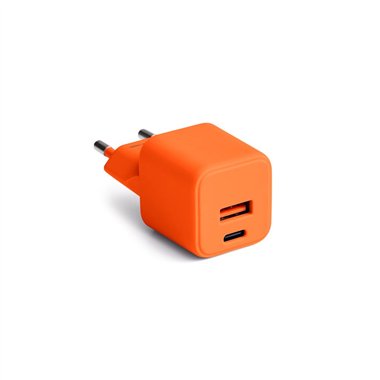 TF Caricatore Colorum USB-A USB-C 30W Arancio