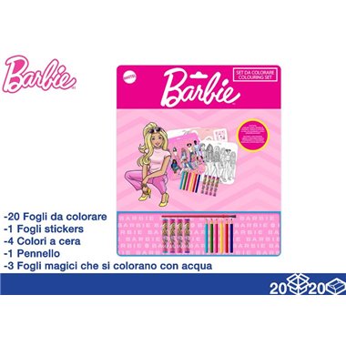 Album da Colorare 37x34 Barbie + pastelli a cera