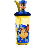 Stor Bicchiere 3D e cannuccia 360 ml. Paw Patrol Boy  81666