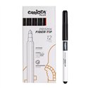 Carioca Plus Pennarelli Prisma 12 pz. 01 Black