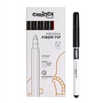 Carioca Plus Pennarelli Prisma 12 pz. 01 Black