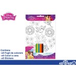 Album da Colorare 20x29 Principesse + pastelli a cera