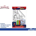 Album da Colorare 20x29 Spiderman + pastelli a cera