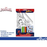 Album da Colorare 20x29 Spiderman + pastelli a cera