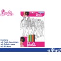 Album da Colorare 20x29 Barbie + pastelli a cera