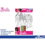 Album da Colorare 20x29 Barbie + pastelli a cera
