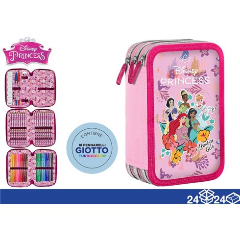 Be Smart Astuccio triplo princess 18+18 giotto