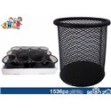 Bicchieri Porta Penne Metal cm. 10 Nero