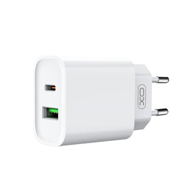 TF Caricatore XO a muro CE02A PD 20W USB/Type C + 2 Cavi