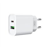 TF Caricatore XO a muro CE02A PD 20W USB/Type C + 2 Cavi