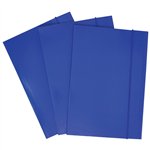 Cartelle con elastico Memotak Standard 26x17 Blu 50 pz.
