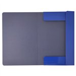 Cartelle con elastico Memotak Standard 26x17 Blu 50 pz.