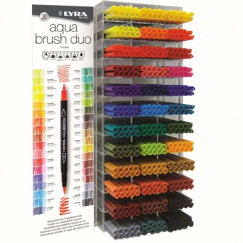 Lyra Aqua Brush Duo Expo 360 pz Colori assortiti