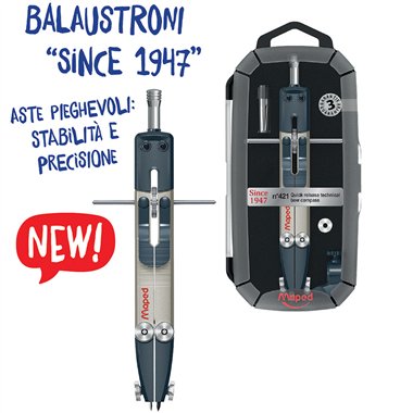 Balaustrone Maped con Frizione in Metallo 3 pz. 198801