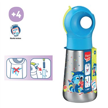 Maped Picnik Borraccia Acciaio 350 ml Raccoon 873001