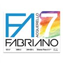 Blocchi Disegno Fabriano F7 24x33 12 ff  Grana Fine Acquarel