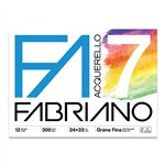 Blocchi Disegno Fabriano F7 24x33 12 ff  Grana Fine Acquarel