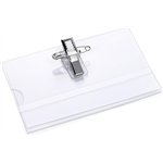 Porta Pass Pvc semirigido con spilla 91x64 50 pz.