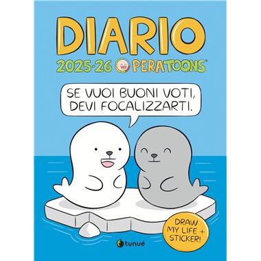 Pera Toons 25 Agenda12 mesi iva esente