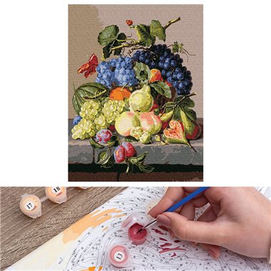 Painting numbers 40x50 Velvet still life KHO5655
