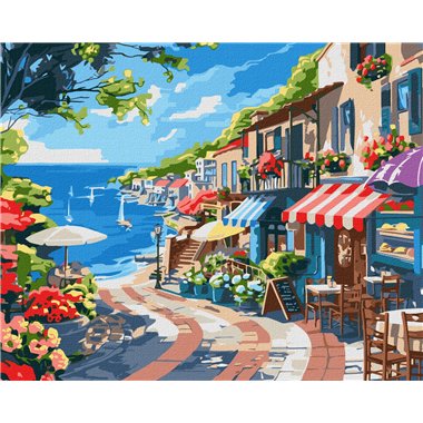 Painting by Numbers 40х50 KHO2792 Seaside town