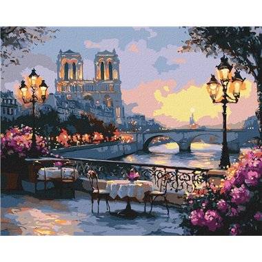 Painting by Numbers 40х50 KHO2905 A French landscape