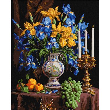 Painting by Numbers 40х50 KHO3287 Gorgeous irises