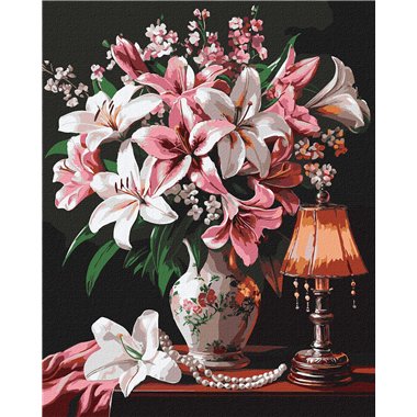 Painting by Numbers 40х50 KHO3289 Sophisticated lilies