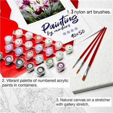 Painting by Numbers 30х40 KHO3293 Sophisticated violets