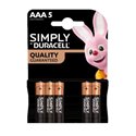 Pile Duracell Alcaline Simply/Basic Ministilo AAA 5 pz