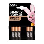 Pile Duracell Alcaline Simply/Basic Ministilo AAA 5 pz