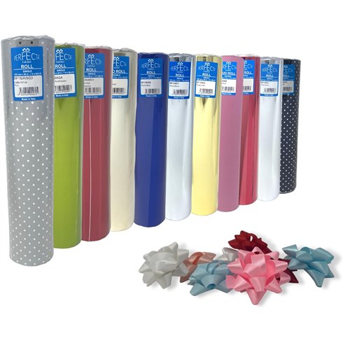 Colibri' Perfecta Roll Fant. Foglie Oro Verdi 300mmx30m