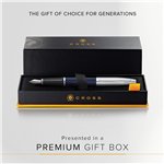 Cross Calais Cromo Lacca Blu Stilo Medio 0116-3MS