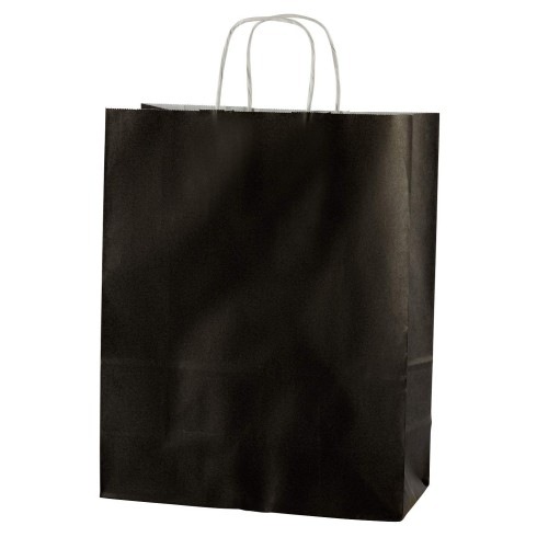 Shopper Monocolore Nero 14x09x20 25 pz.