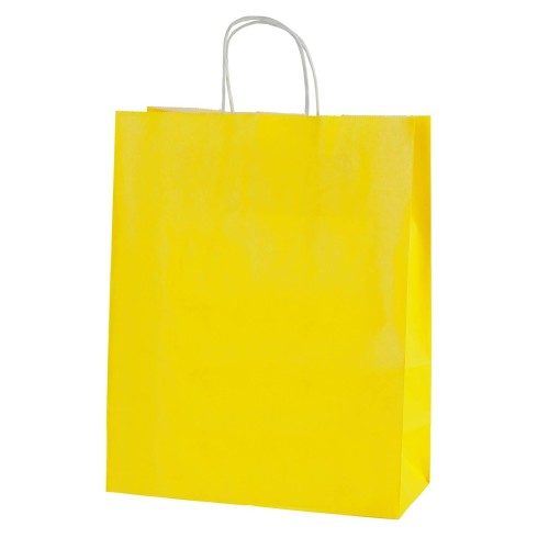 Shopper Monocolore Giallo 14x09x20 25 pz.