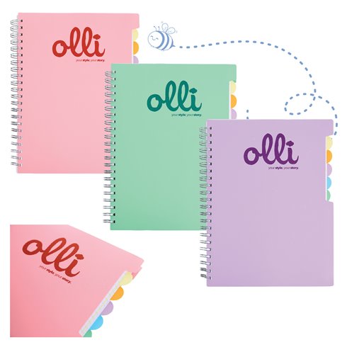 Maxi Spiral Olli PPL 150 ff 70gr. con divisori 1 Rigo