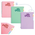 Maxi Spiral Olli PPL 150 ff 70gr. con divisori 5 mm