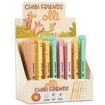 Penna Cancellabile Olli Chibi Friends Expo 48 pz.